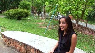 Latina received warm facials after getting her pussy and ass fucked hard