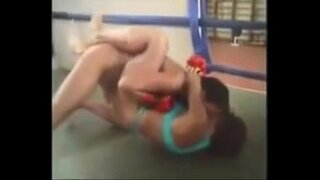 Krásna ruská womens bikini zápas zápas c. ženský wrestling sideheadlock