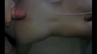 ���ൻ കം ropes up wifeys back (slow motion)