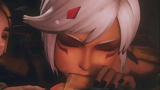 [FOW-010] Den Kongelige Behandling-Prinsesse suger kuk