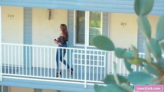 Matrigna mangiare lei lesbica teen stepdaughters peloso cunt