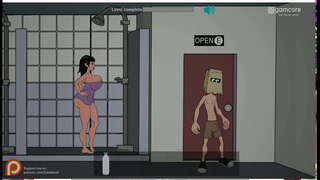 Horny gadis-gadis mengambil Fuckerman big dick dalam berair mereka pantat