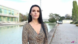 JERMAN PRAMUKA - IMUT JUJUR GADIS NGOLO-NGOLO KA SEX DI PALSU MODEL PAKASABAN