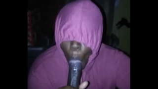 Ebony bbw slurps cum avy bbc namana