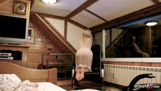 Blond pornstar Jasmine Rouge, ary ho toy ny mpivaro-tena ho lalina BJ nanasa sy ny karama ho an&#039;ny